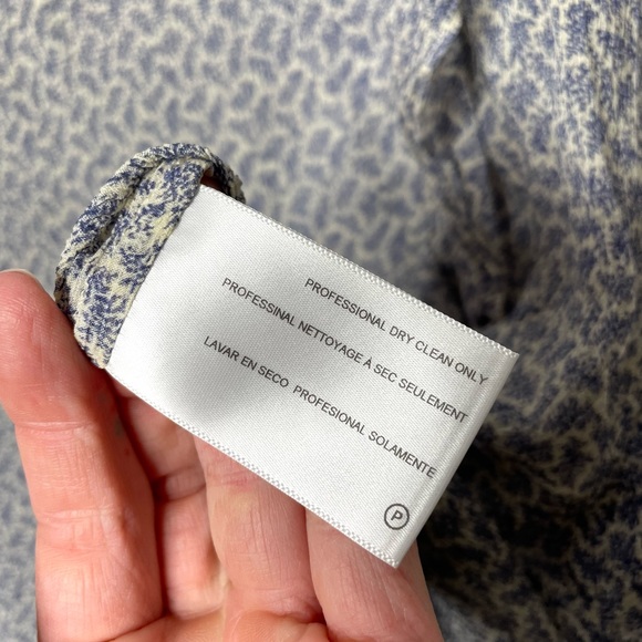 AG Adriano Goldschmied | Bijou Blouse in Soft Indigo/Dayglow Floral Small - Picture 4 of 8